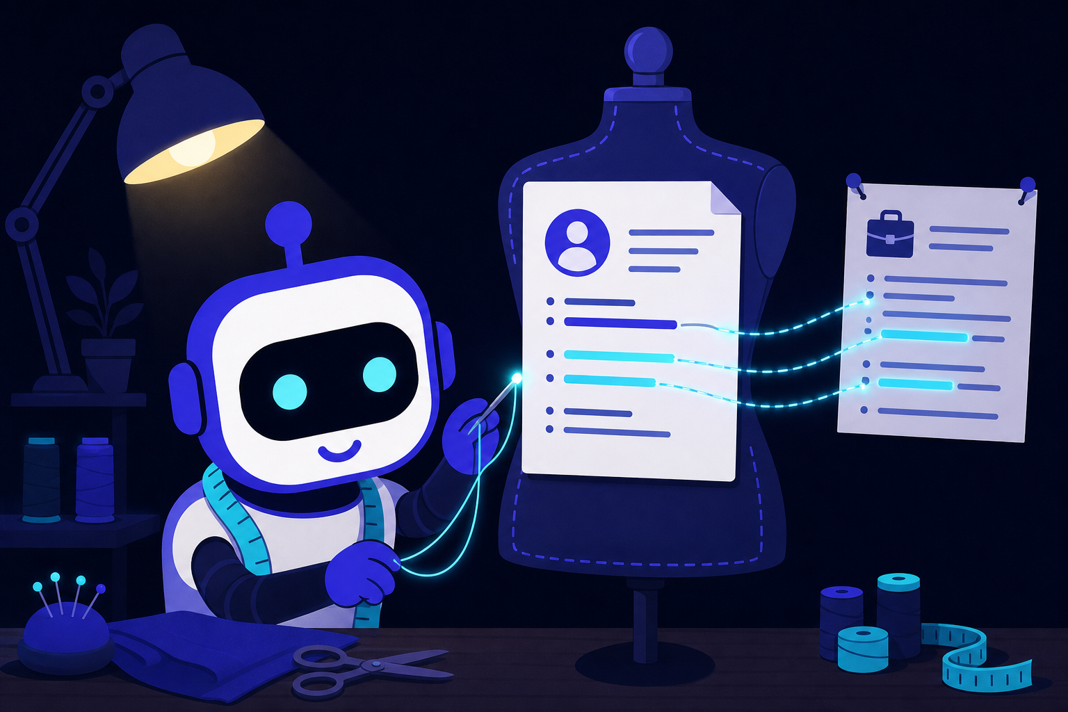 Otto tailors your resume to each job description without inventing anything